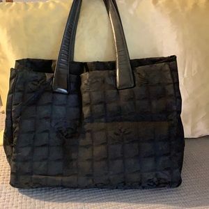 Authentic Chanel Travel Line Bag Medium Size